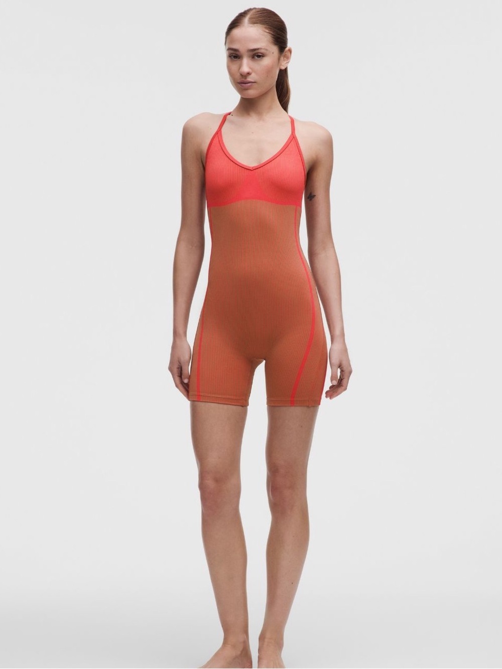 NWT [$128] LULULEMON Salutations Yoga Cami Bodysuit 6”
